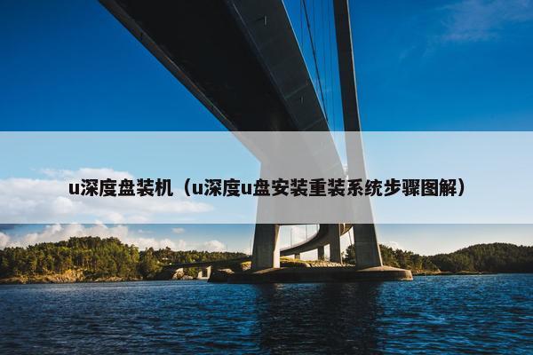 u深度盘装机（u深度u盘安装重装系统步骤图解）