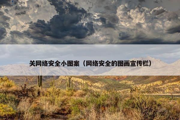 关网络安全小图案（网络安全的图画宣传栏）