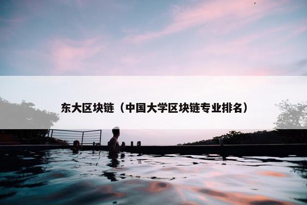 东大区块链（中国大学区块链专业排名）