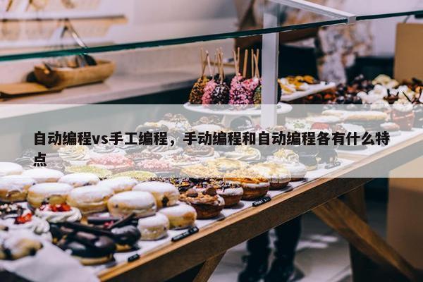 自动编程vs手工编程，手动编程和自动编程各有什么特点
