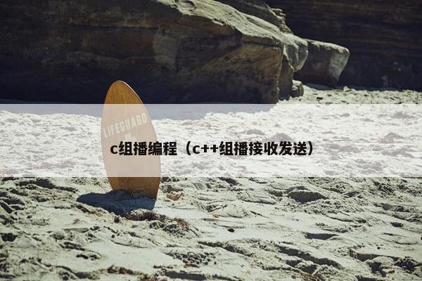 c组播编程（c++组播接收发送）