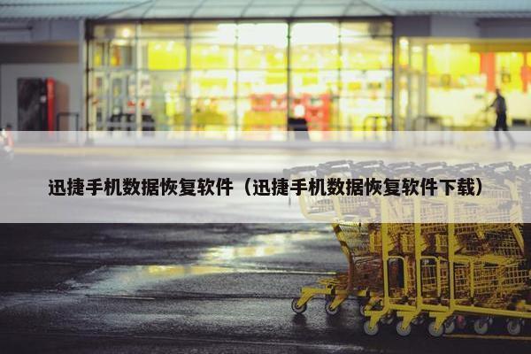 迅捷手机数据恢复软件（迅捷手机数据恢复软件下载）