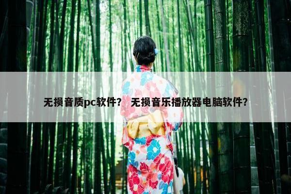 无损音质pc软件？ 无损音乐播放器电脑软件？