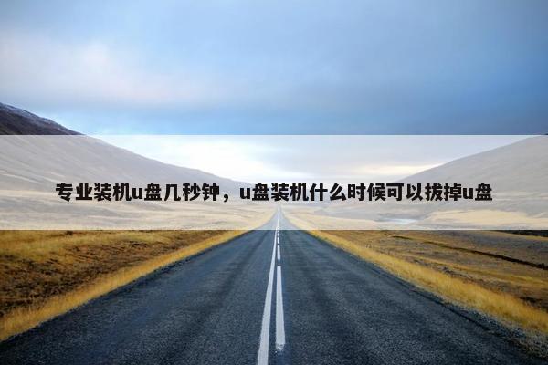 专业装机u盘几秒钟，u盘装机什么时候可以拔掉u盘