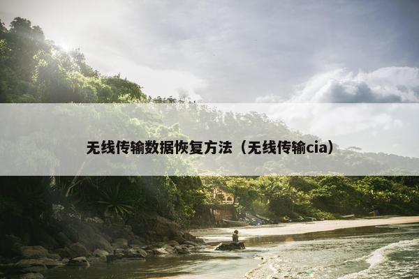 无线传输数据恢复方法（无线传输cia）