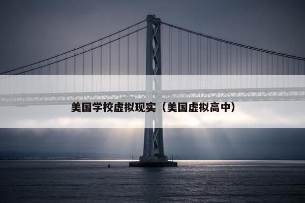 美国学校虚拟现实（美国虚拟高中）