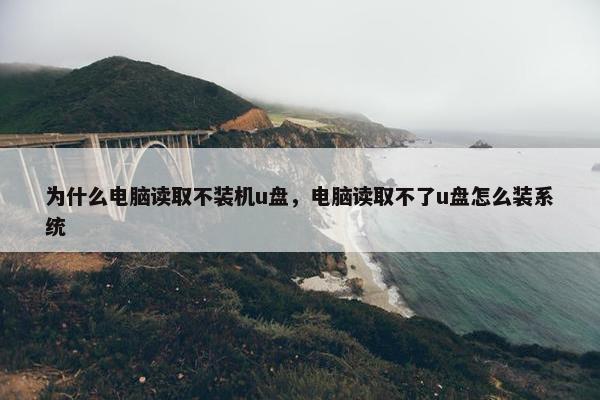 为什么电脑读取不装机u盘，电脑读取不了u盘怎么装系统