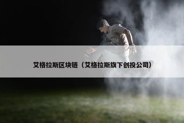艾格拉斯区块链(艾格拉斯旗下创投公司) 艾格拉斯区块链(艾格拉斯旗下创投公司)