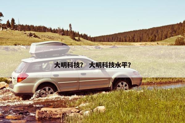 大明科技? 大明科技水平? 大明科技? 大明科技水平?