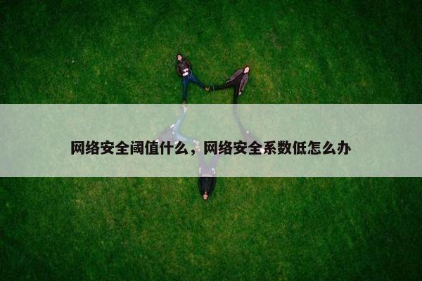 网络安全阈值什么,网络安全系数低怎么办 网络安全阈值什么,网络安全系数低怎么办