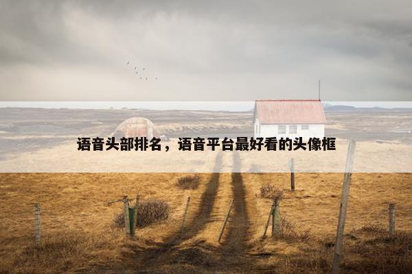 语音头部排名,语音平台最好看的头像框 语音头部排名,语音平台最好看的头像框