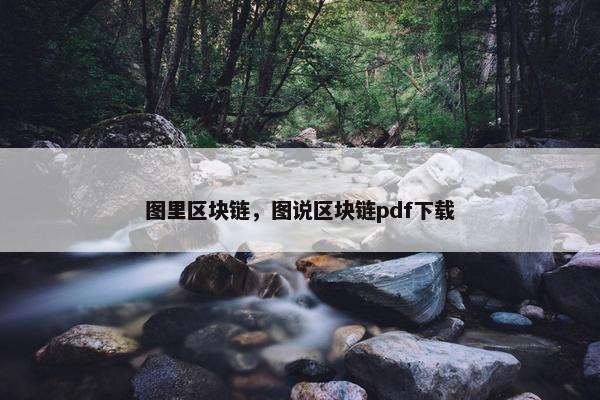 图里区块链,图说区块链pdf下载 图里区块链,图说区块链pdf下载