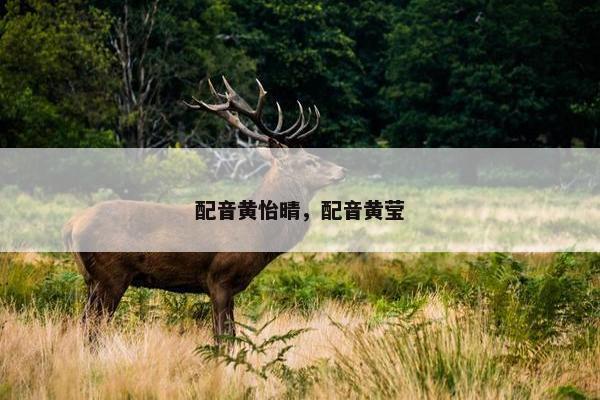 配音黄怡晴，配音黄莹