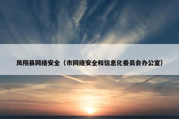 凤翔县网络安全（市网络安全和信息化委员会办公室）