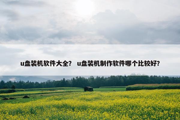 u盘装机软件大全? u盘装机制作软件哪个比较好? u盘装机软件大全? u盘装机制作软件哪个比较好?