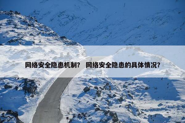 网络安全隐患机制？ 网络安全隐患的具体情况？