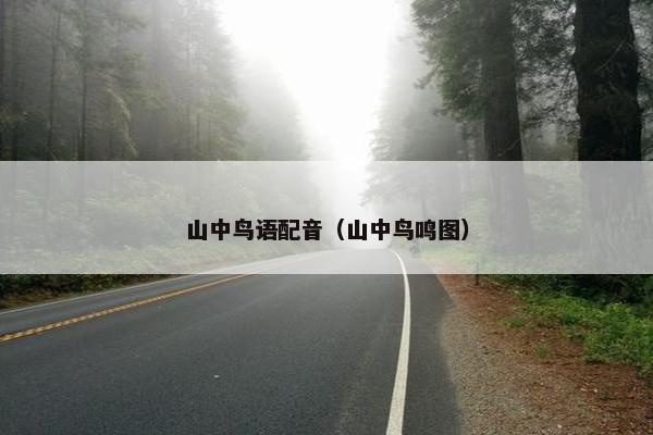 山中鸟语配音(山中鸟鸣图) 山中鸟语配音(山中鸟鸣图)