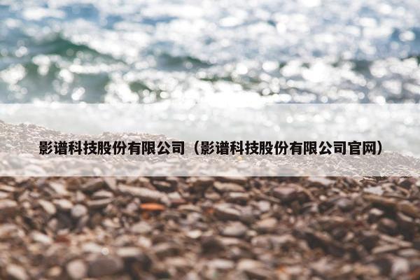 影谱科技股份有限公司(影谱科技股份有限公司官网) 影谱科技股份有限公司(影谱科技股份有限公司官网)