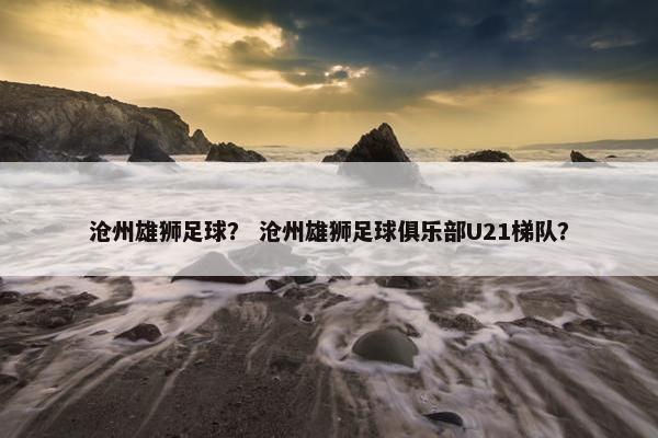 沧州雄狮足球? 沧州雄狮足球俱乐部U21梯队? 沧州雄狮足球? 沧州雄狮足球俱乐部U21梯队?