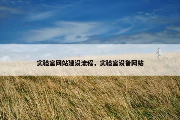 实验室网站建设流程，实验室设备网站