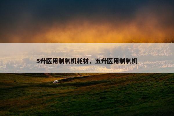 5升医用制氧机耗材，五升医用制氧机