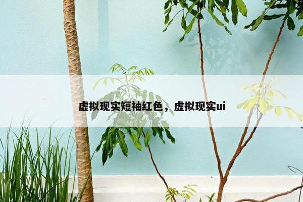 虚拟现实短袖红色，虚拟现实ui