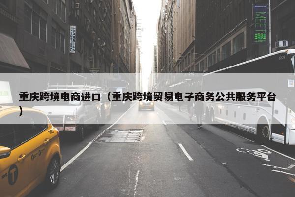 重庆跨境电商进口（重庆跨境贸易电子商务公共服务平台）