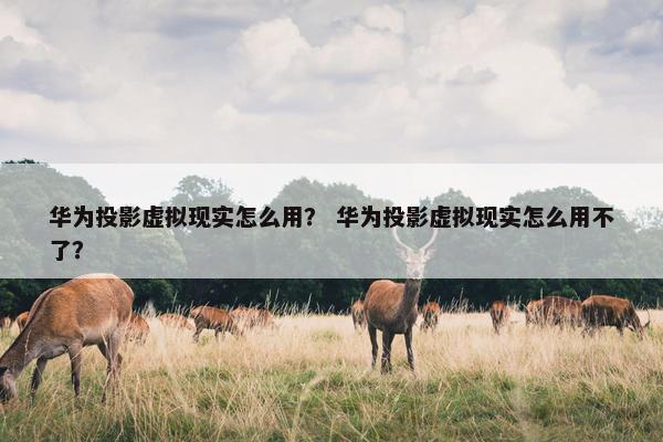 华为投影虚拟现实怎么用? 华为投影虚拟现实怎么用不了? 华为投影虚拟现实怎么用? 华为投影虚拟现实怎么用不了?