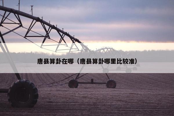 唐县算卦在哪（唐县算卦哪里比较准）