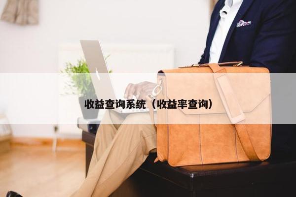 收益查询系统(收益率查询) 收益查询系统(收益率查询)