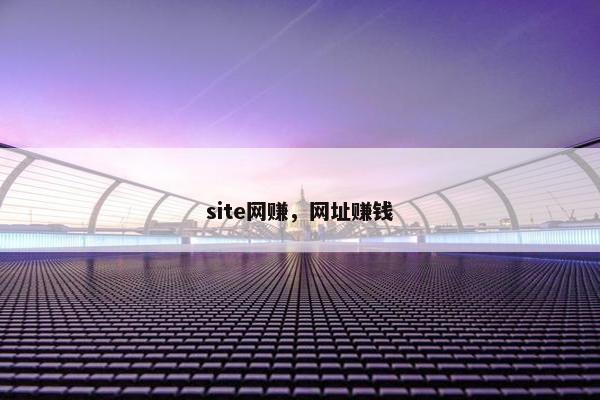 site网赚，网址赚钱