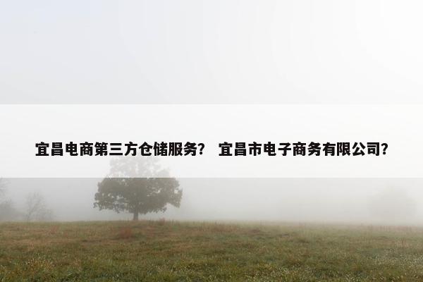 宜昌电商第三方仓储服务? 宜昌市电子商务有限公司? 宜昌电商第三方仓储服务? 宜昌市电子商务有限公司?