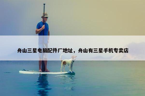 舟山三星电脑配件厂地址，舟山有三星手机专卖店