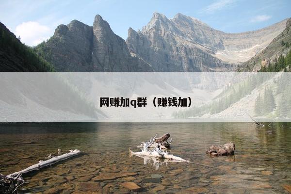 网赚加q群（赚钱加）